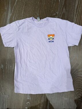 Lilac 'MOM' Graphic Tee - Kids Shirt